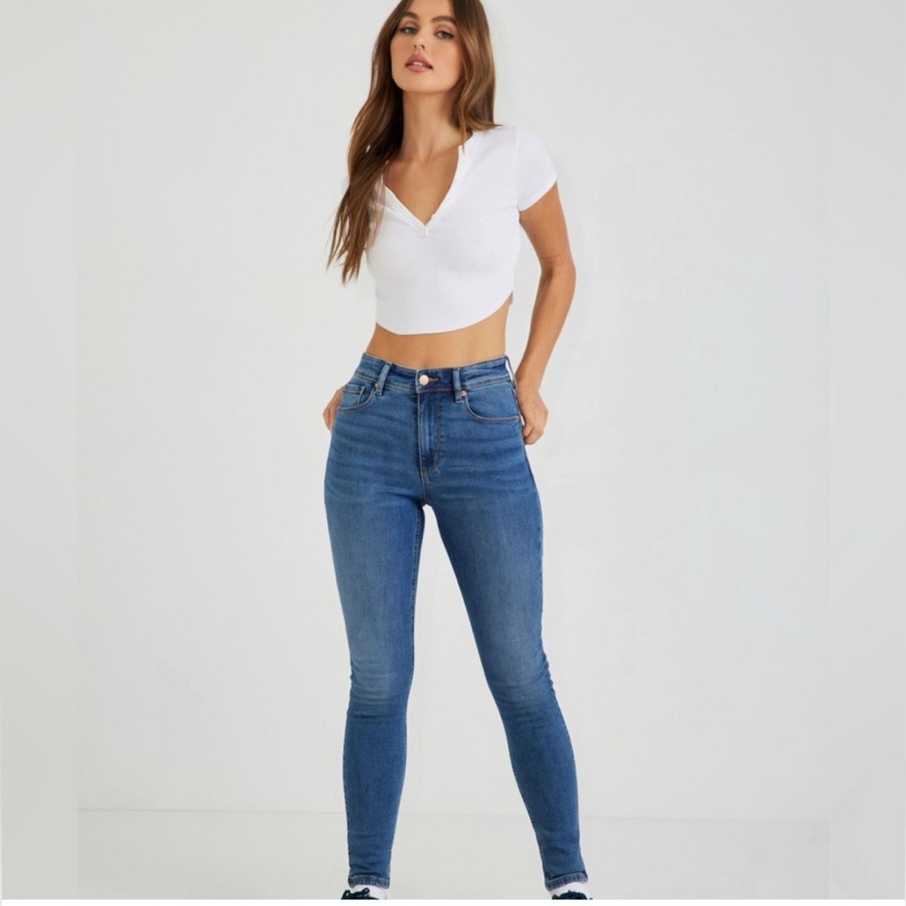 GARAGE Super High Rise Jeans, Size 1, fits like 25